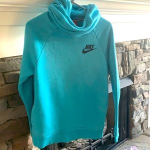 Blue NIKE sweatshirt with neck